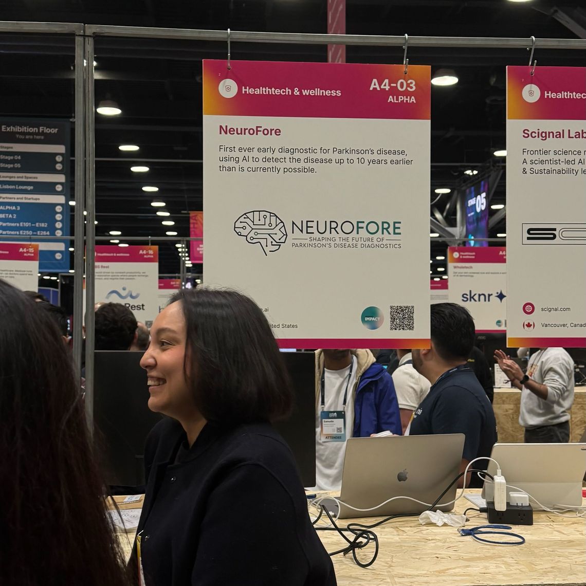 NeuroFore exhibitor booth