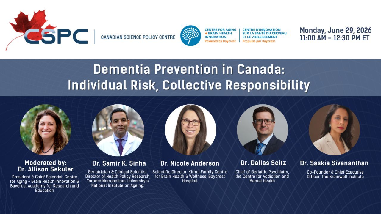 Promotional graphic for the panel, including speaker headshots and titles.