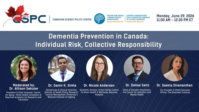 Promotional graphic for the panel, including speaker headshots and titles.