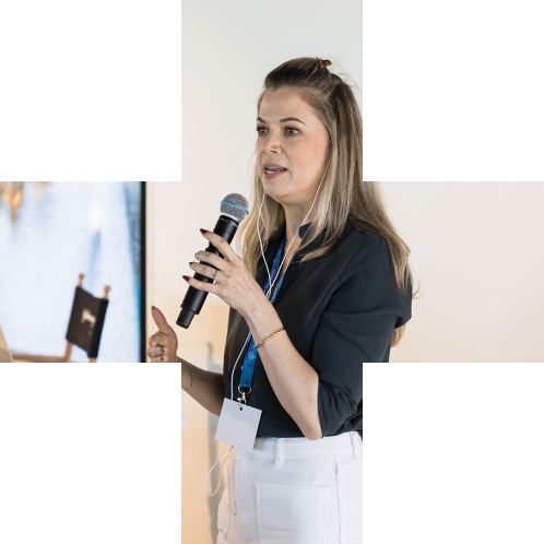 woman speaking